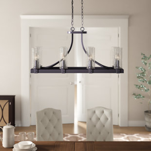 Farmhouse Rustic Kitchen Island Pendants Birch Lane Mccary 8 Light Kitchen Island Pendant
