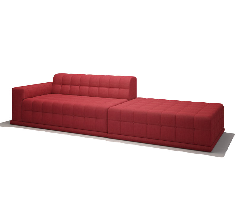 P Left Hand Facing One Arm Sofa With Chaise