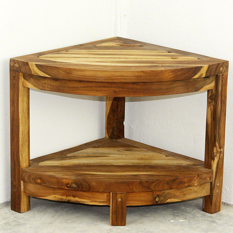 Union Rustic Lawless Thai Teak Corner End Table Reviews Wayfair Lawless Thai Teak Corner End Table