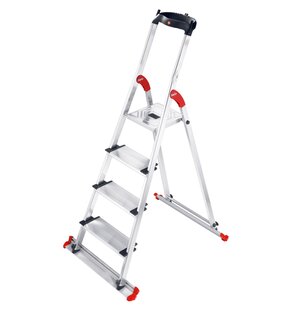 View 4 79 Ft Aluminum Garden and Home Step Ladder with 330 Lb Load