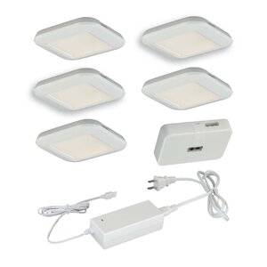 7 Piece Under Cabinet Puck Light Set