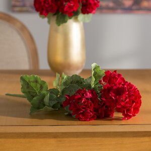 Silk Artificial Geranium Flowers