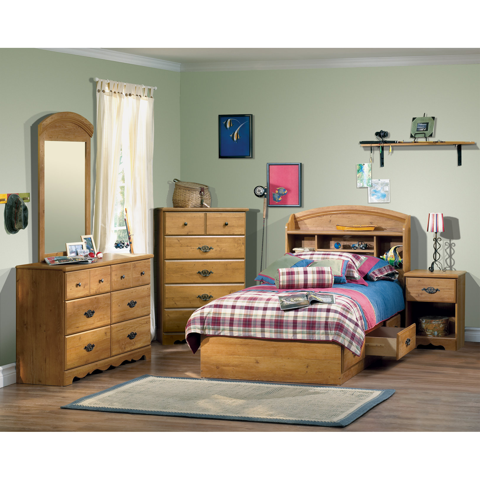 South Shore Roslindale Mates Twin Bookcase Headboard & Reviews Wayfair