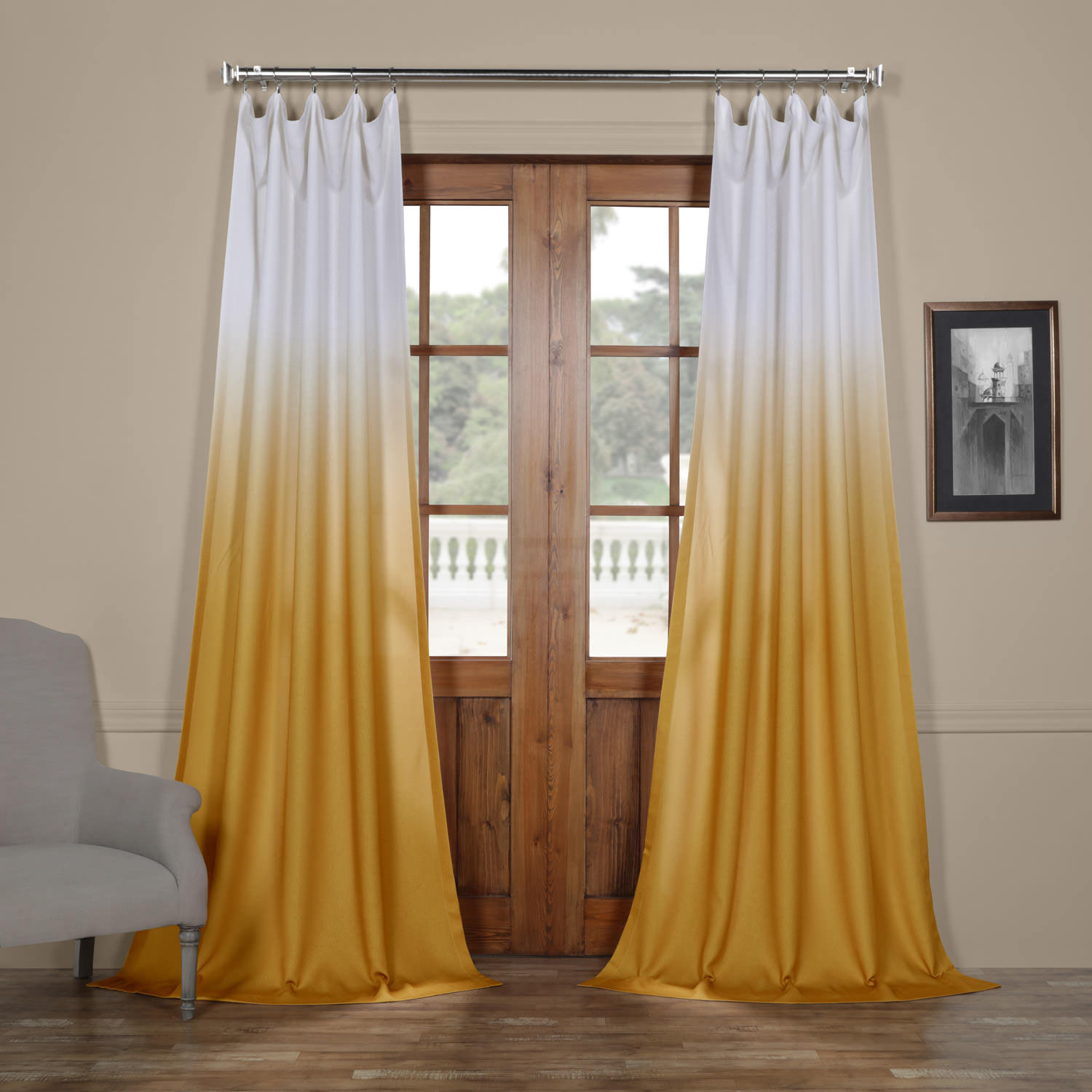 Mercury Row Winterbourne Synthetic Semi Sheer Rod Pocket Single