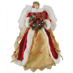 16 Fiber Optic Christmas Angel Tree Topper 16 Fiber Optic Christmas Angel Tree Topper