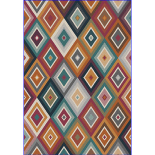 2x4 Black Brown Blue Area Rugs Wayfair Eclipse Modern Contemporary Black Brown Blue Area Rug