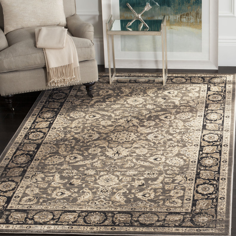 Safavieh Vintage Taupe/Black Area Rug & Reviews Wayfair