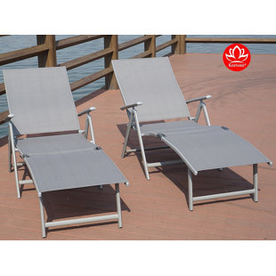 Cast Aluminum Chaise Lounge Wayfair Quickview