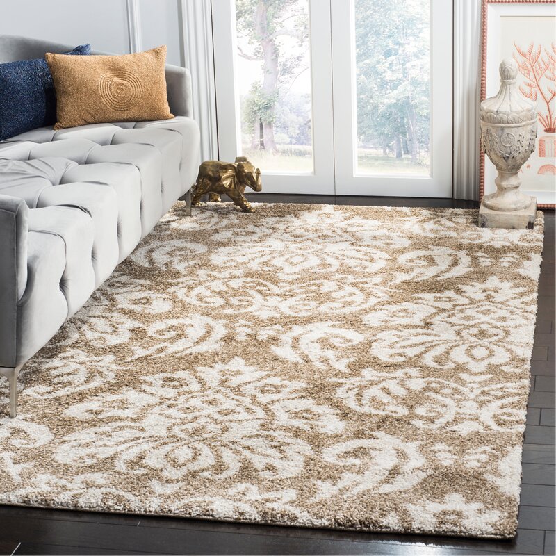 Flanery Beige/Cream Area Rug & Reviews | Joss & Main