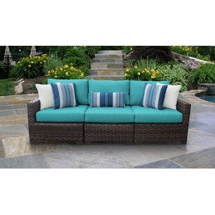 Blue Sofa Patio Sofas Sectionals You Ll Love In 2019 Wayfair