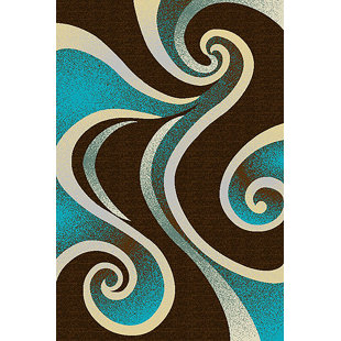 Turquoise And Brown Rug Wayfair Mccampbell Brown Turquoise Area Rug