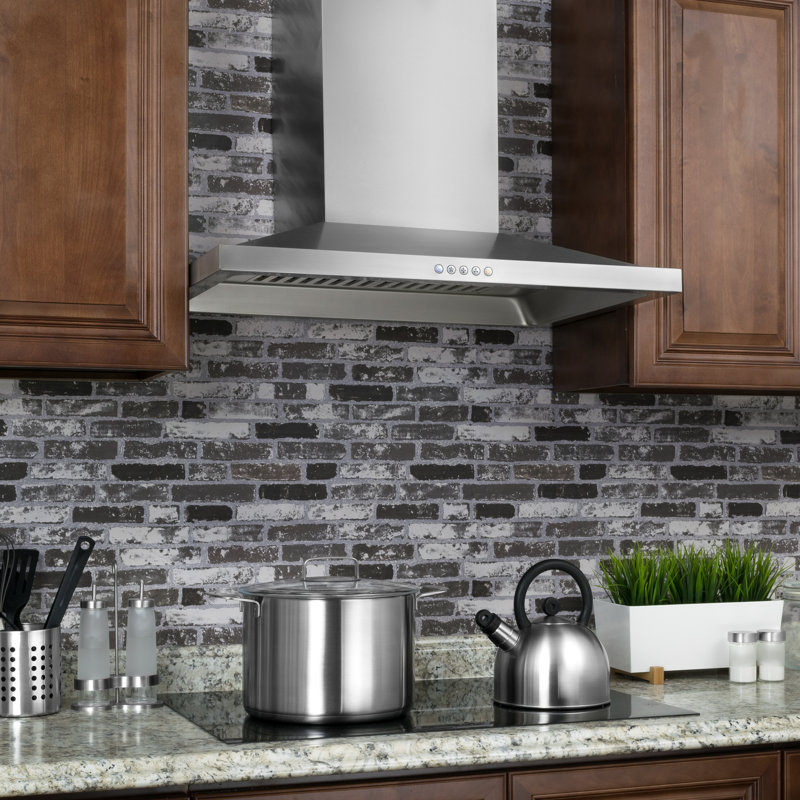 AKDY 30" 380 CFM Convertible Wall Mount Range Hood & Reviews Wayfair