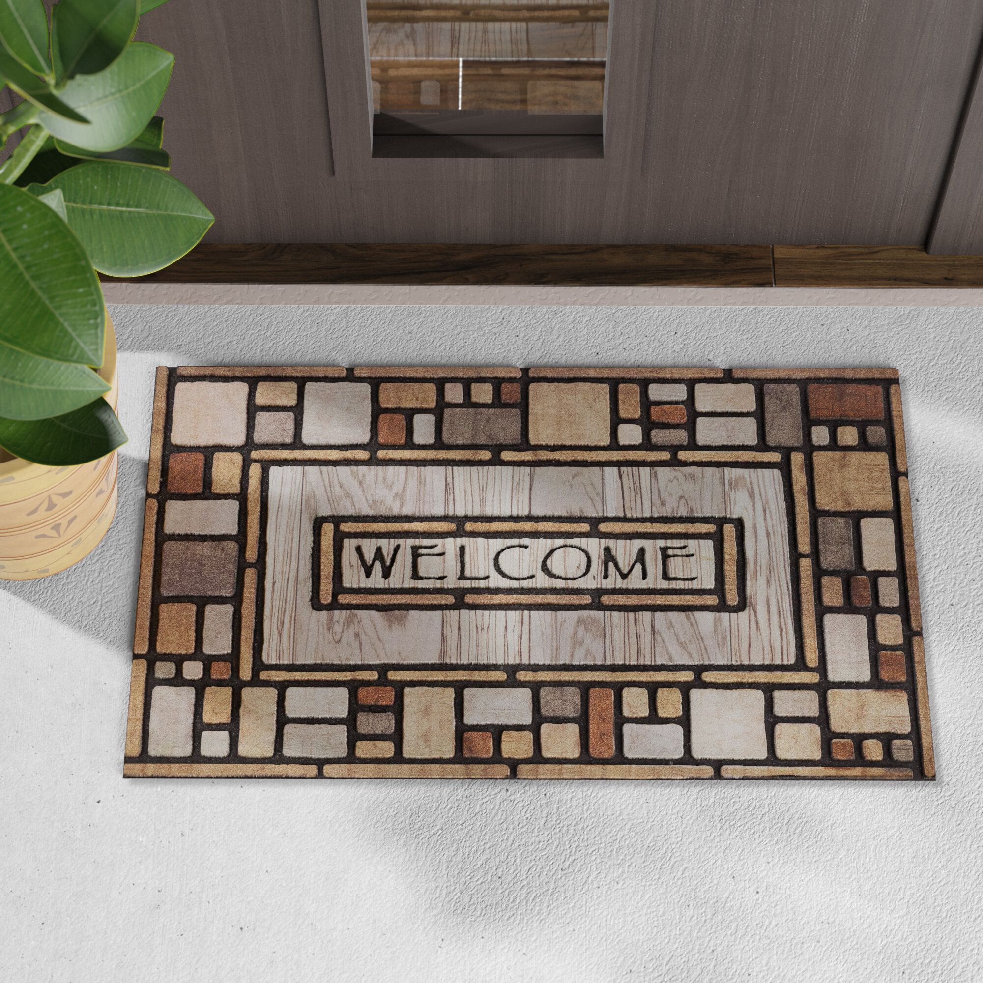 Croll Drifted Nature Welcome Door Mat