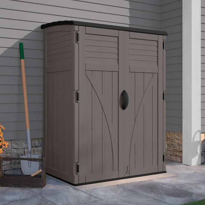 Garden Sheds 5 X 9 suncast 4 ft. 5 in. w x 2 ft. 9 in. d plastic vertical tool shed Garden Sheds 5 X 9 suncast 4 ft. 5 in. w x 2 ft. 9 in. d plastic vertical tool shed