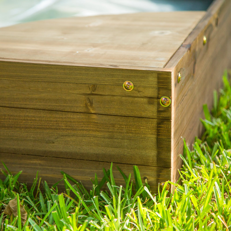 Espresso Sandboxes Accessories Sandboxes Kidkraft Backyard