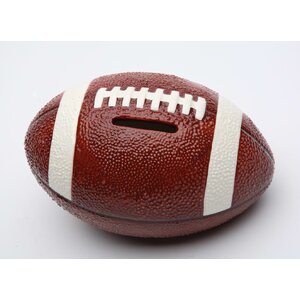 Decorative Football Piggy Bank