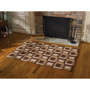 Log Cabin Area Rugs Rustic Wayfair Log Cabin Brown Area Rug