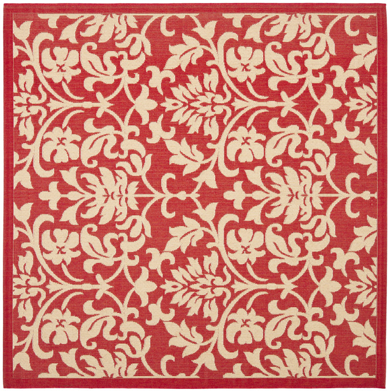 Alcott Hill Bexton HandWoven Red/Natural Indoor/Outdoor Area Rug