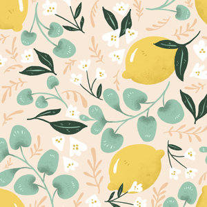 Lovely Lemons Removable 5' x 20