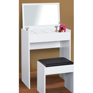 Mirrored Dressing Table Stool Wayfair Co Uk Admiral Dressing Table Set With Mirror