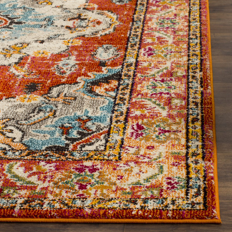 Mistana Newburyport Orange Area Rug Reviews Wayfair Newburyport Orange Area Rug