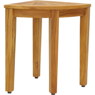 Teak Corner Shower Benches Wayfair Milliron Elevate Corner Teak Shower Bench Set Of 5