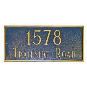 2-Line Address Plaque