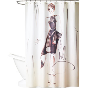 New Rockford Contemporary Frills Shower Curtain