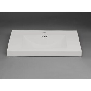 Evin Ceramic Sinktop Self Rimming Bathroom Sink