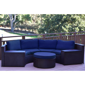 Cartagena 5 Piece Seating Group with Cushion