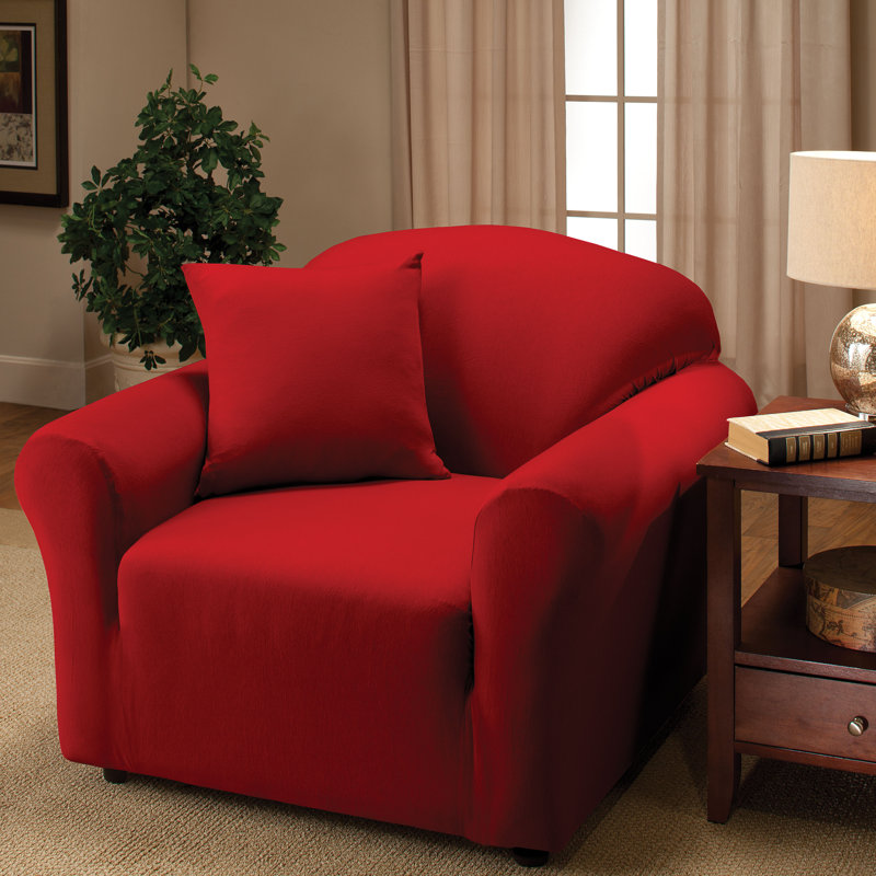 Andover Mills Box Cushion Armchair Slipcover & Reviews Wayfair.ca