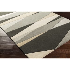 Dewald Hand-Tufted Gray/Beige Area Rug