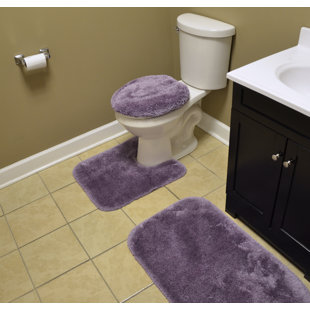 Lavender Bath Rug Set Wayfair