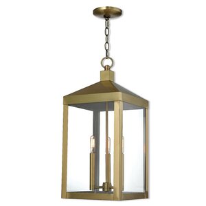 Demery 3-Light Outdoor Hanging Lantern