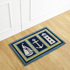 Nautical Coir Doormat