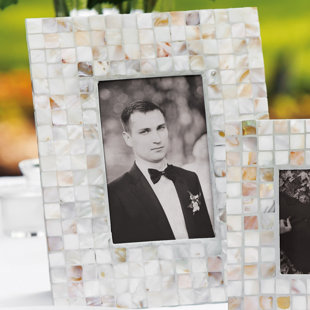 mother of pearl picture frames wayfair