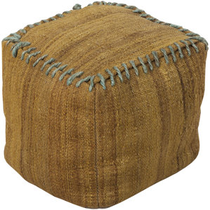 Waalwijk Pouf Ottoman by Bungalow Rose