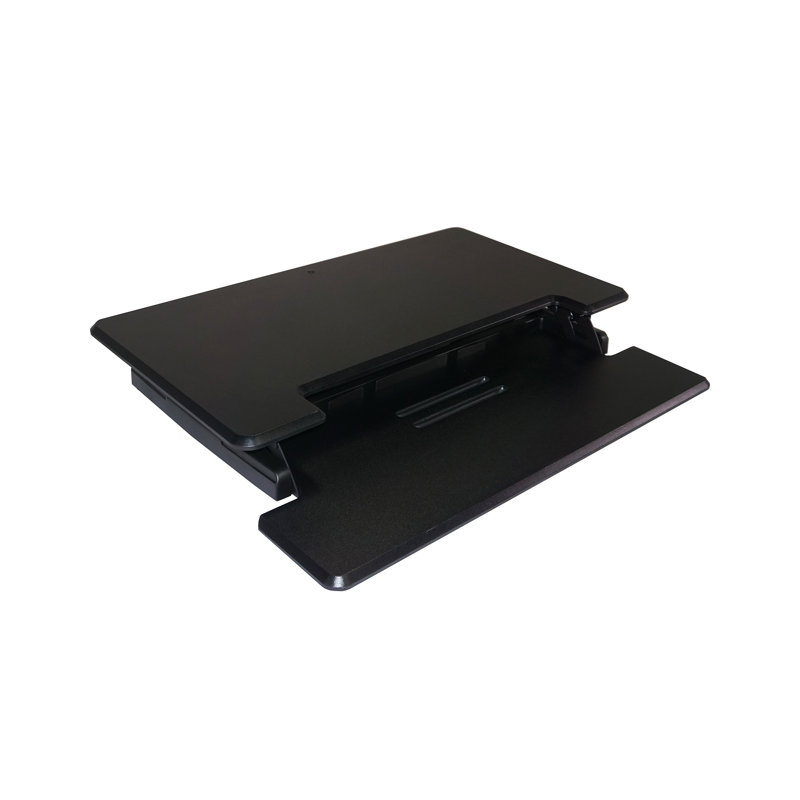 Symple Stuff Brant Compact Height Adjule Standing Desk With Brant Compact Height Adjule Standing Desk With Keyboard Tray
