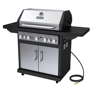5-Burner Natural Gas Grill with Side Burner