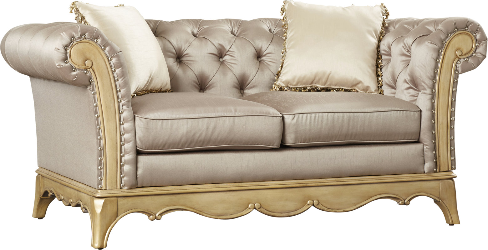 Astoria Grand Bainbridge Chesterfield Loveseat & Reviews Wayfair