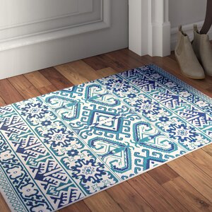 Glouscester Blue Indoor/Outdoor Area Rug