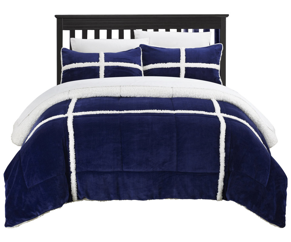 Chic Home Chloe Sherpa Comforter Set & Reviews Wayfair