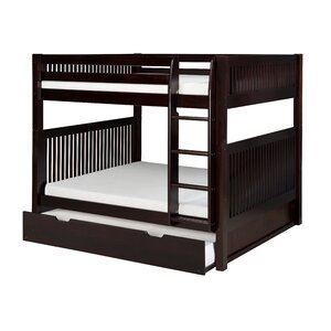 Oakwood Natural Twin Bunk Bed with Trundle