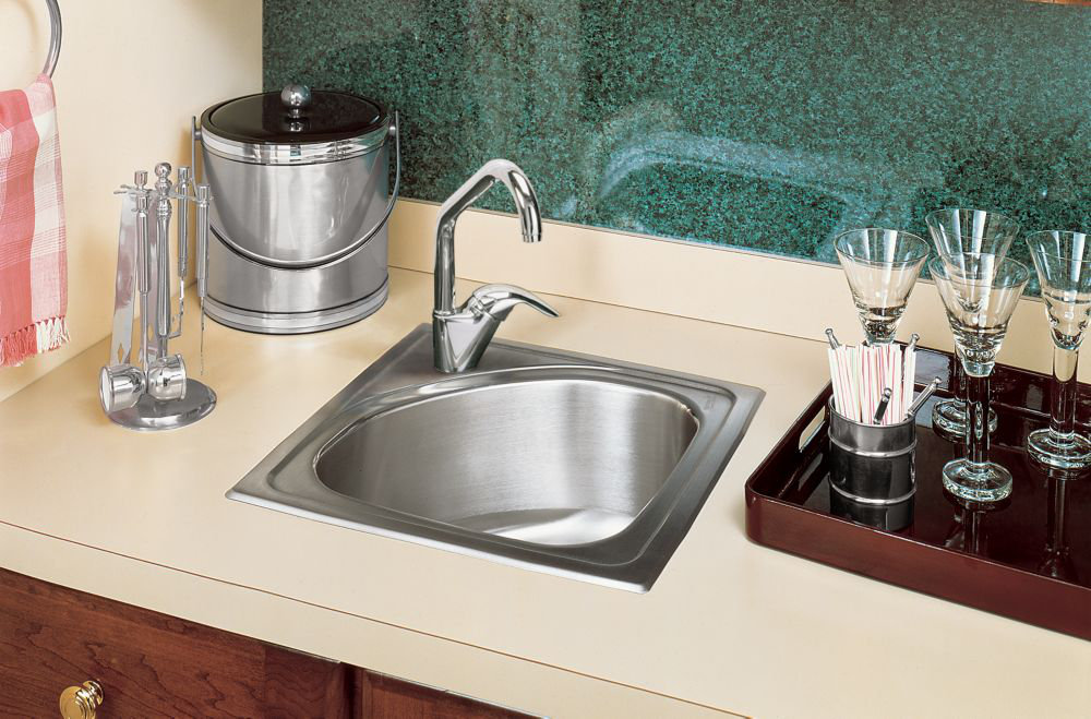 Elkay Harmony 15" x 15" SelfRimming Bar Sink & Reviews Wayfair