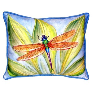 Dragonfly Indoor/Outdoor Lumbar Pillow