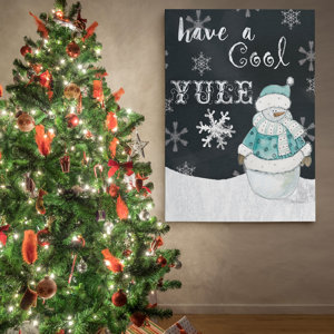 'Have a Cool Yule' Photographic Print on Wrapped Canvas