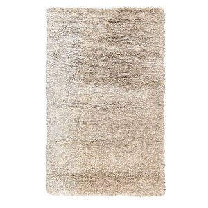 Elegante Hand-Woven Light Gray Area Rug