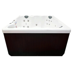 Hudson Bay 6 Person 19 Jet Plug and Play Hot Tub with Underwater Led Light