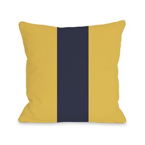 Main Line Throw Pillow