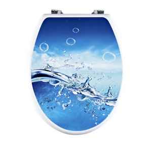 WC-Sitzaufkleber Splash von Mainstream by Aqualona